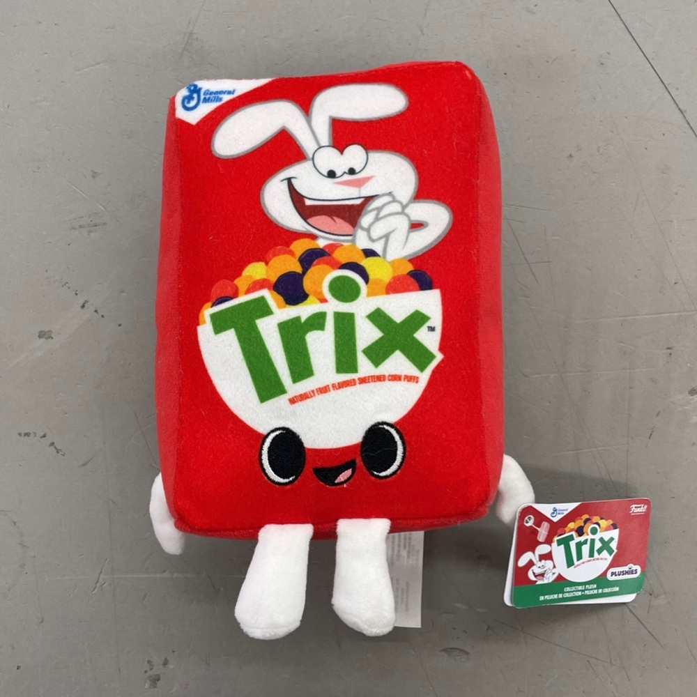 Trix cereal box plush